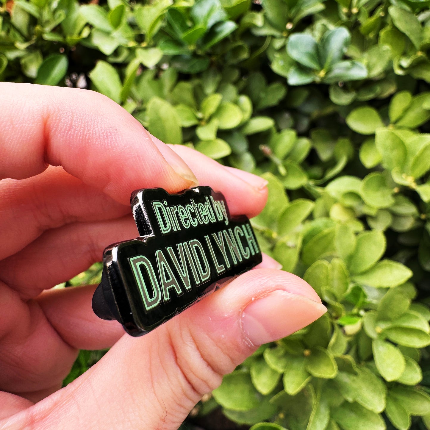 Directed by David Lynch Enamel Pin