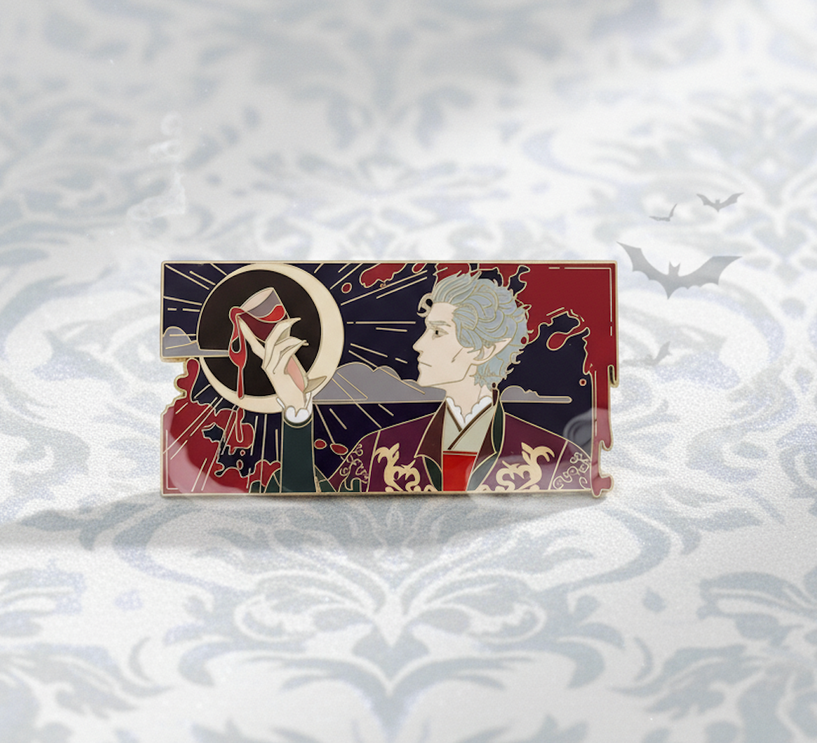 BG 3 astarion vampire enamel pin