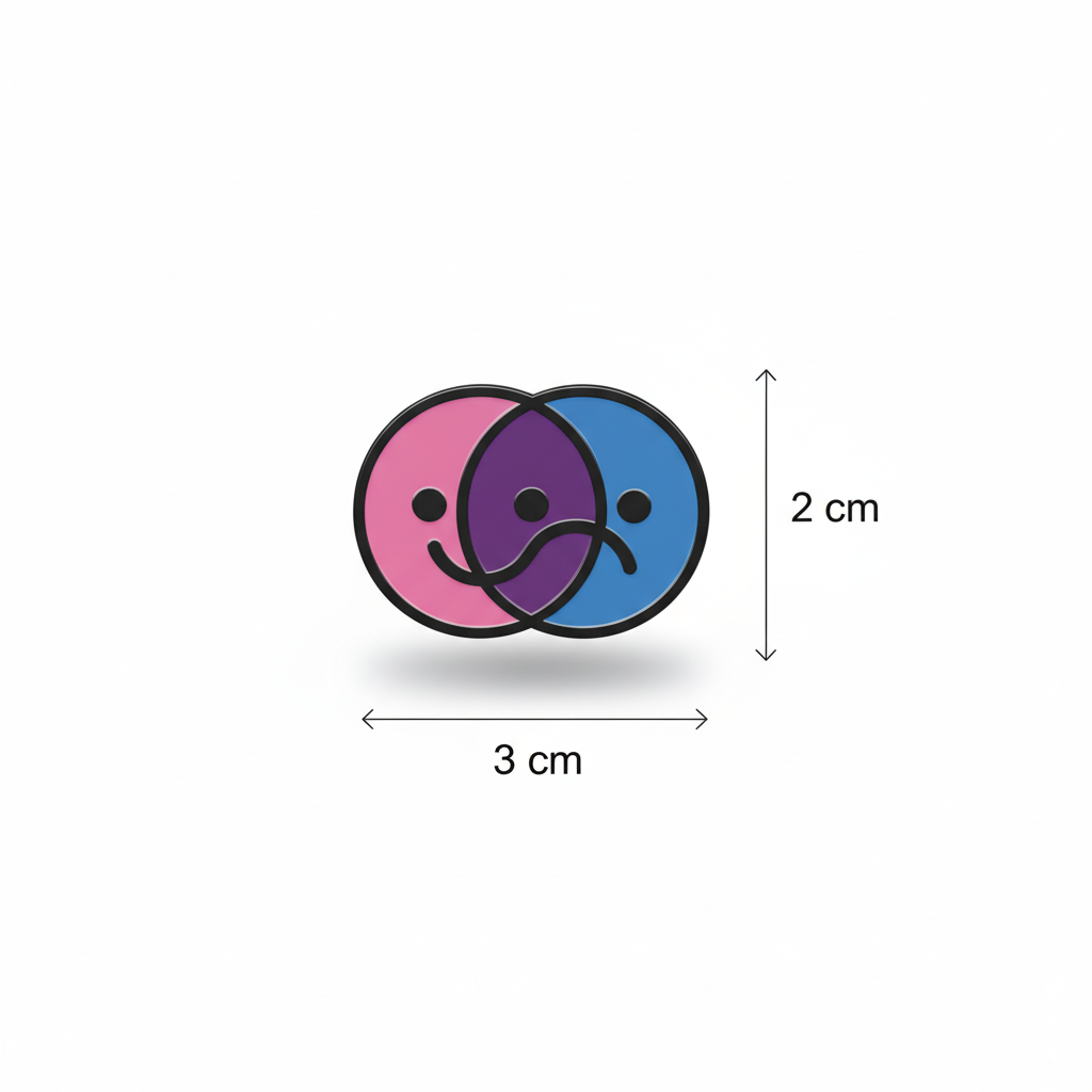 Bipolar Mood Awareness Enamel Pin