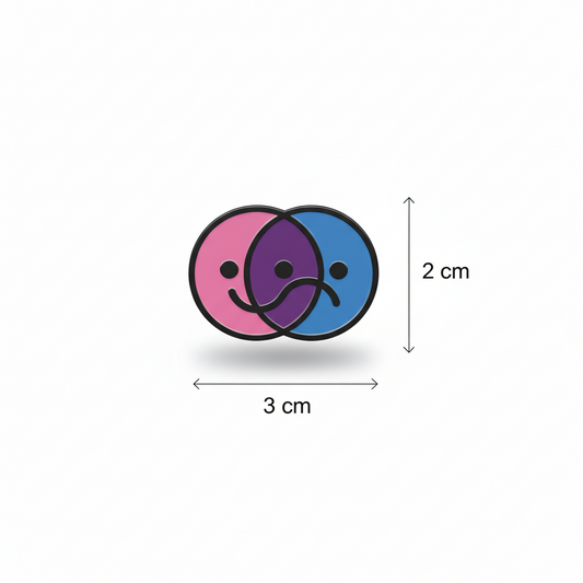Bipolar Mood Awareness Enamel Pin