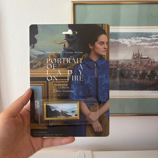 Portrait of a Lady on Fire Art Blister Card – Mini Movie-Inspired Hanging Display