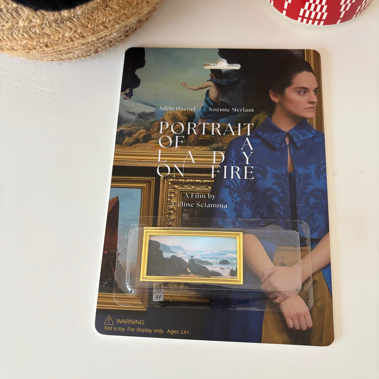 Portrait of a Lady on Fire Art Blister Card – Mini Movie-Inspired Hanging Display