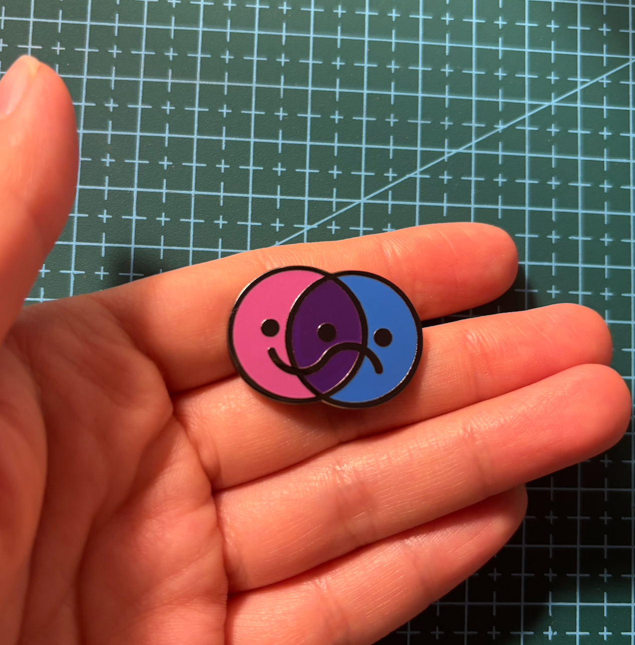 Bipolar Mood Awareness Enamel Pin