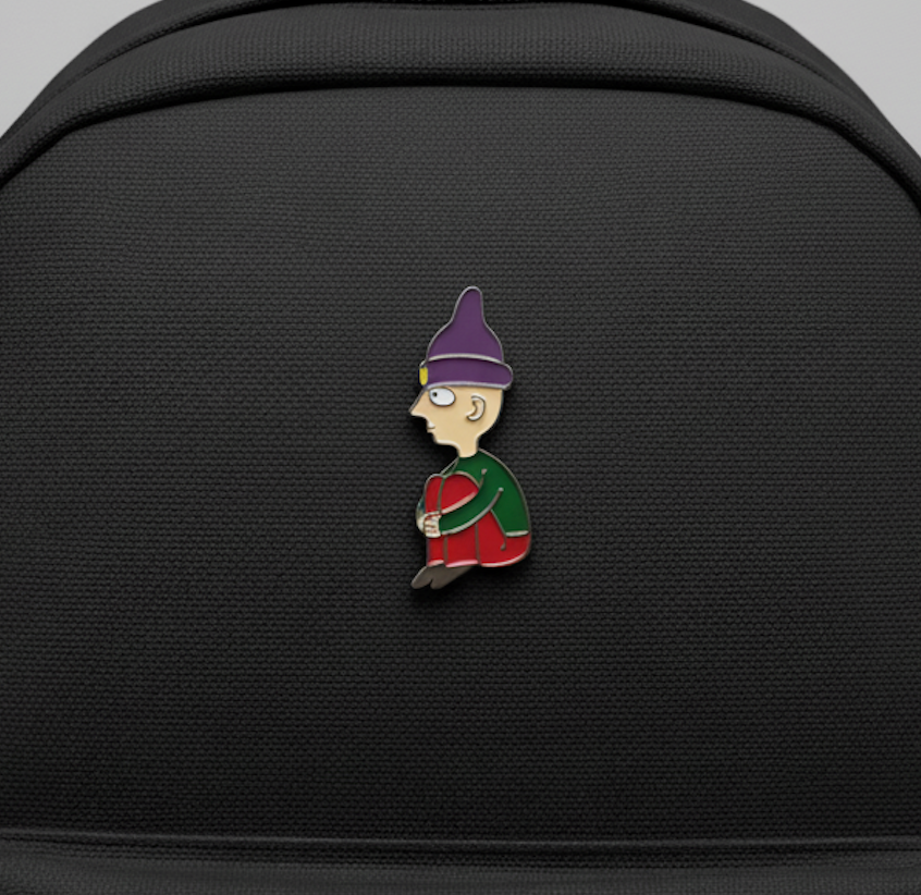 Radiohead Robin Enamel Pin | Music Video Inspired Pin | Indie Art Pin