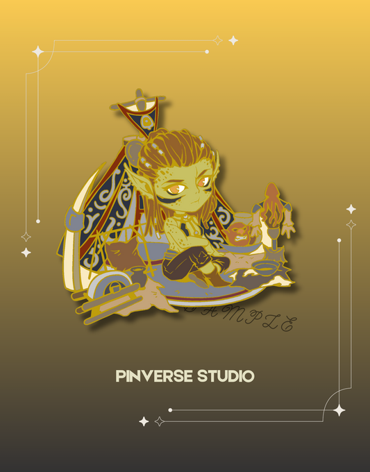 BG3 Laezel Chibi Enamel Pin | Pre-order