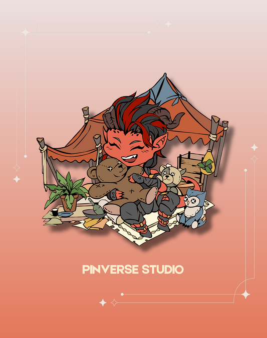 BG3 karlach Chibi Enamel Pin | Pre-order