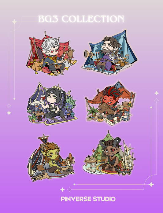 BG3 collection Chibi Enamel Pin | Pre-order