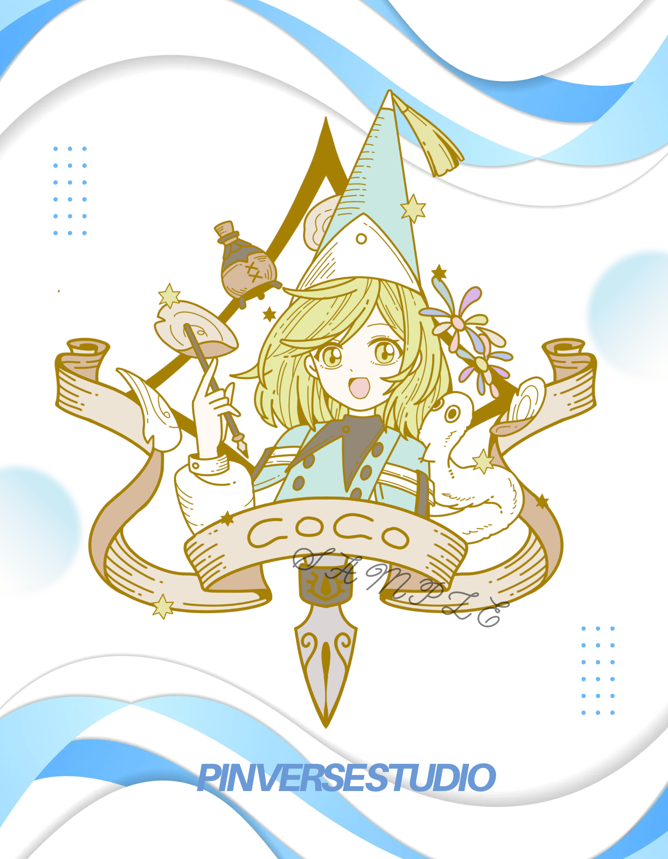 WHA Coco Enamel Pin | Pre-order