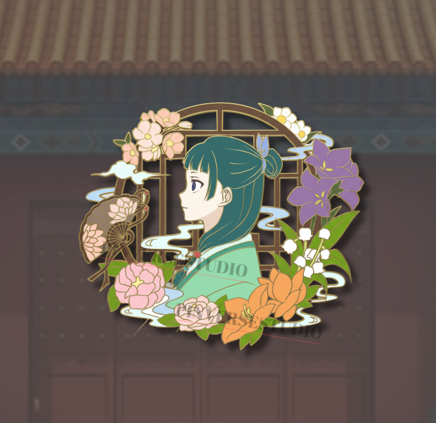 The Apothecary Diaries Maomao&Jinshi Enamel Pin