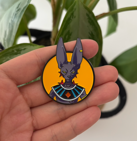 Beerus Hard Enamel Pin | God of Destruction Anime Collectible