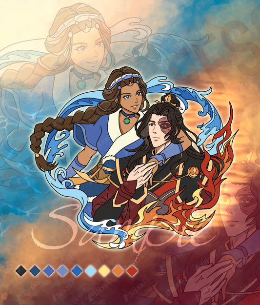 Pre-order | Zutara Enamel Pin