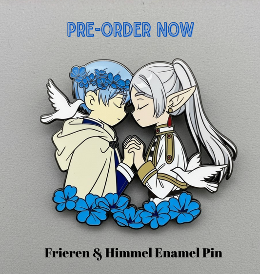 Frieren & Himmel Couple Pin – Sousou no Frieren Anime Collectible-Pre-Order Enamel Pin