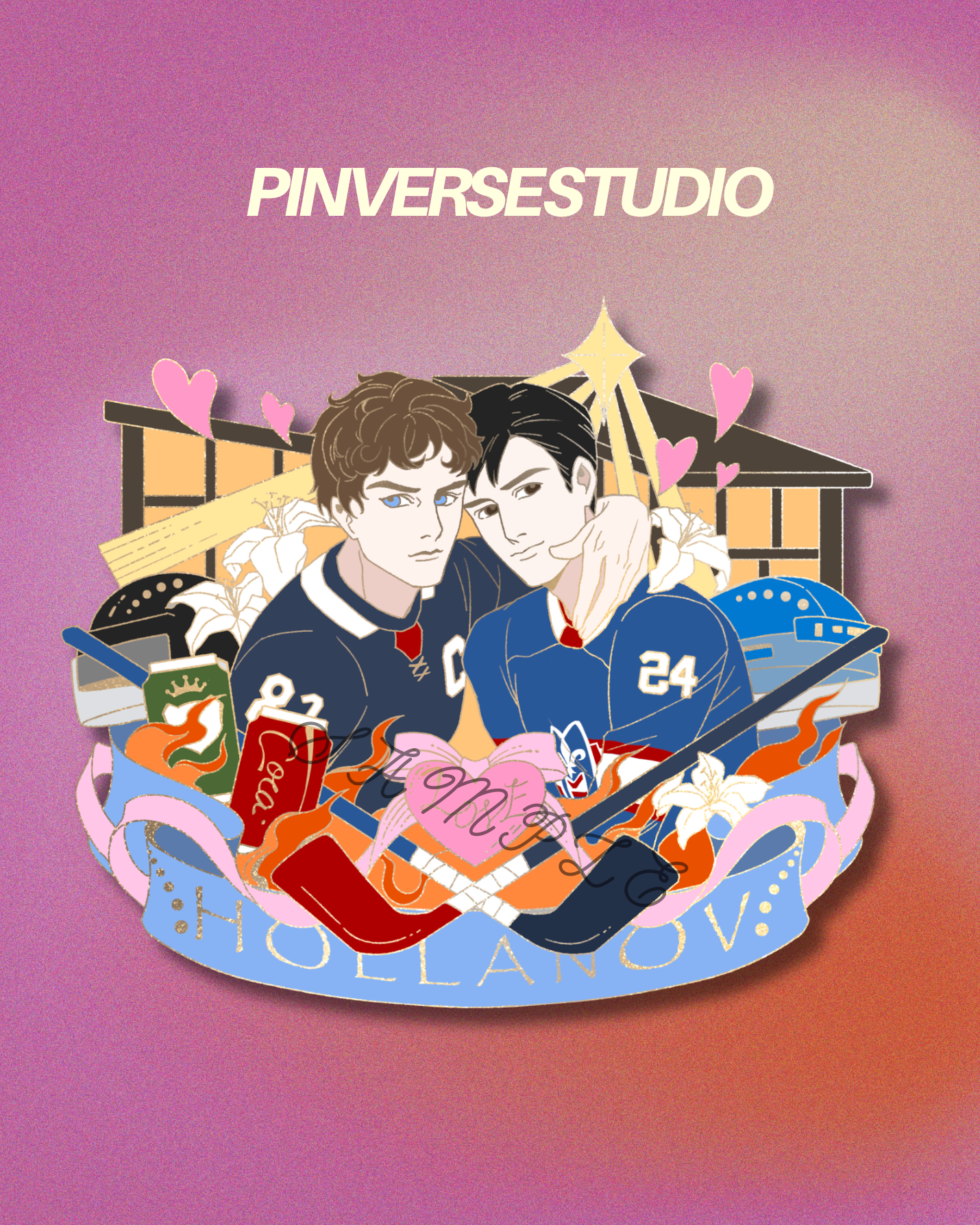 Hollanov Enamel Pin |Pre-sale