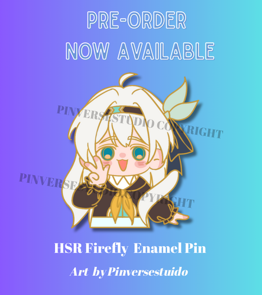 HSR Firefly & Kafka Enamel Pin | Honkai Star Rail Hard Enamel Badge
