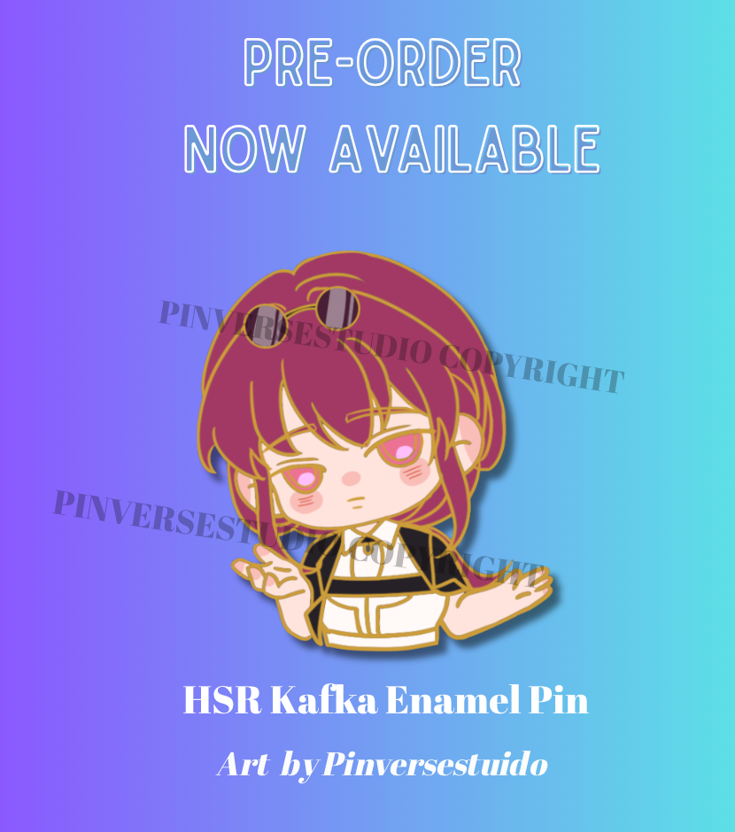 HSR Firefly & Kafka Enamel Pin | Honkai Star Rail Hard Enamel Badge