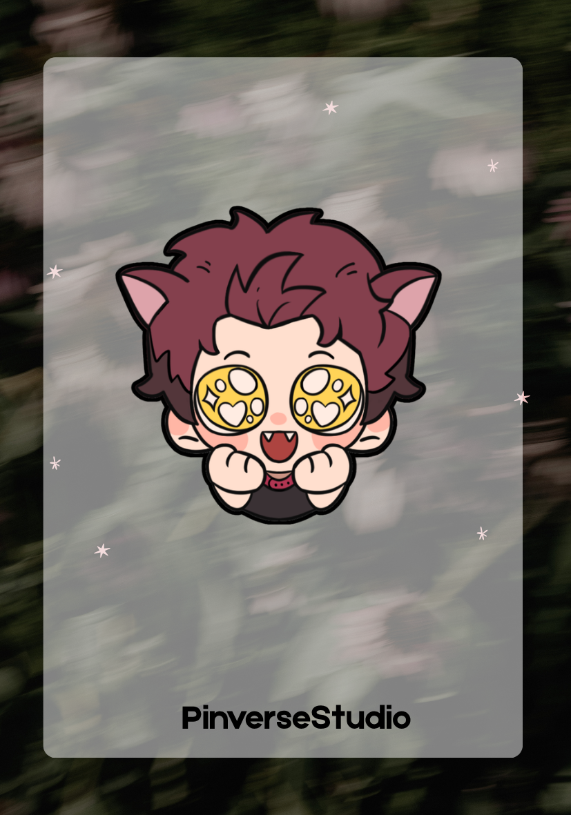 Pre-order｜Valko cute expression chibi enamel pins