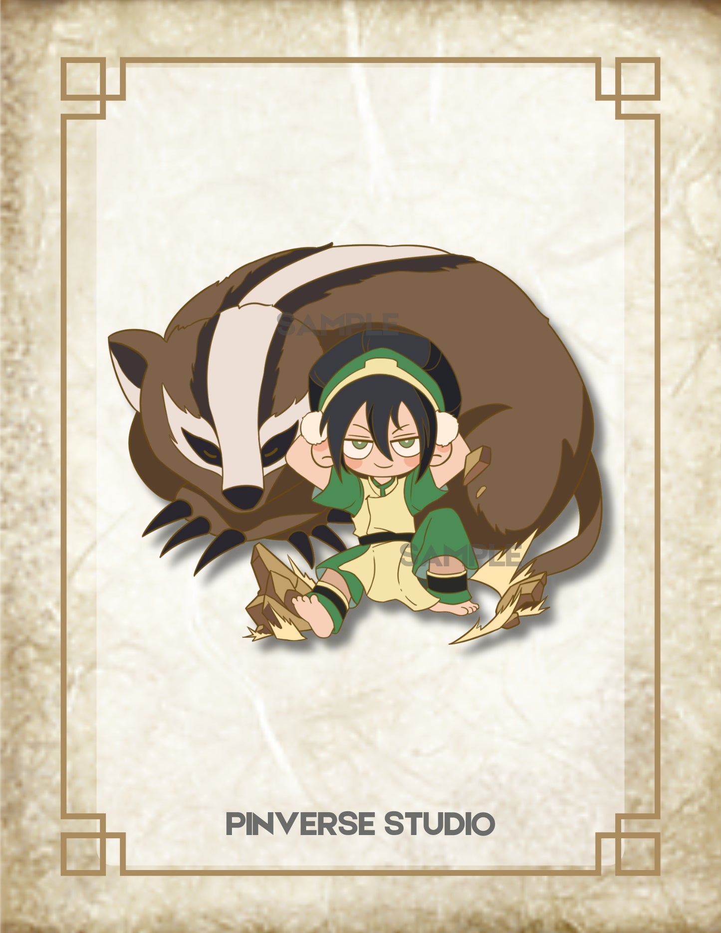 Pre-order｜Atla Chibi Enamel Pin