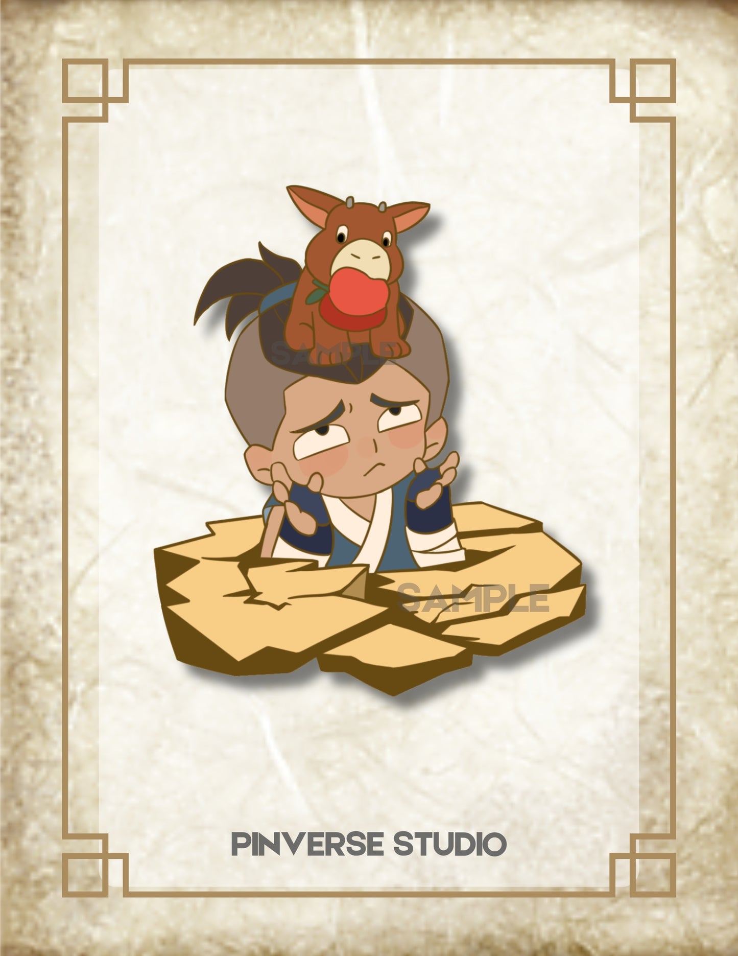 Pre-order｜Atla Chibi Enamel Pin