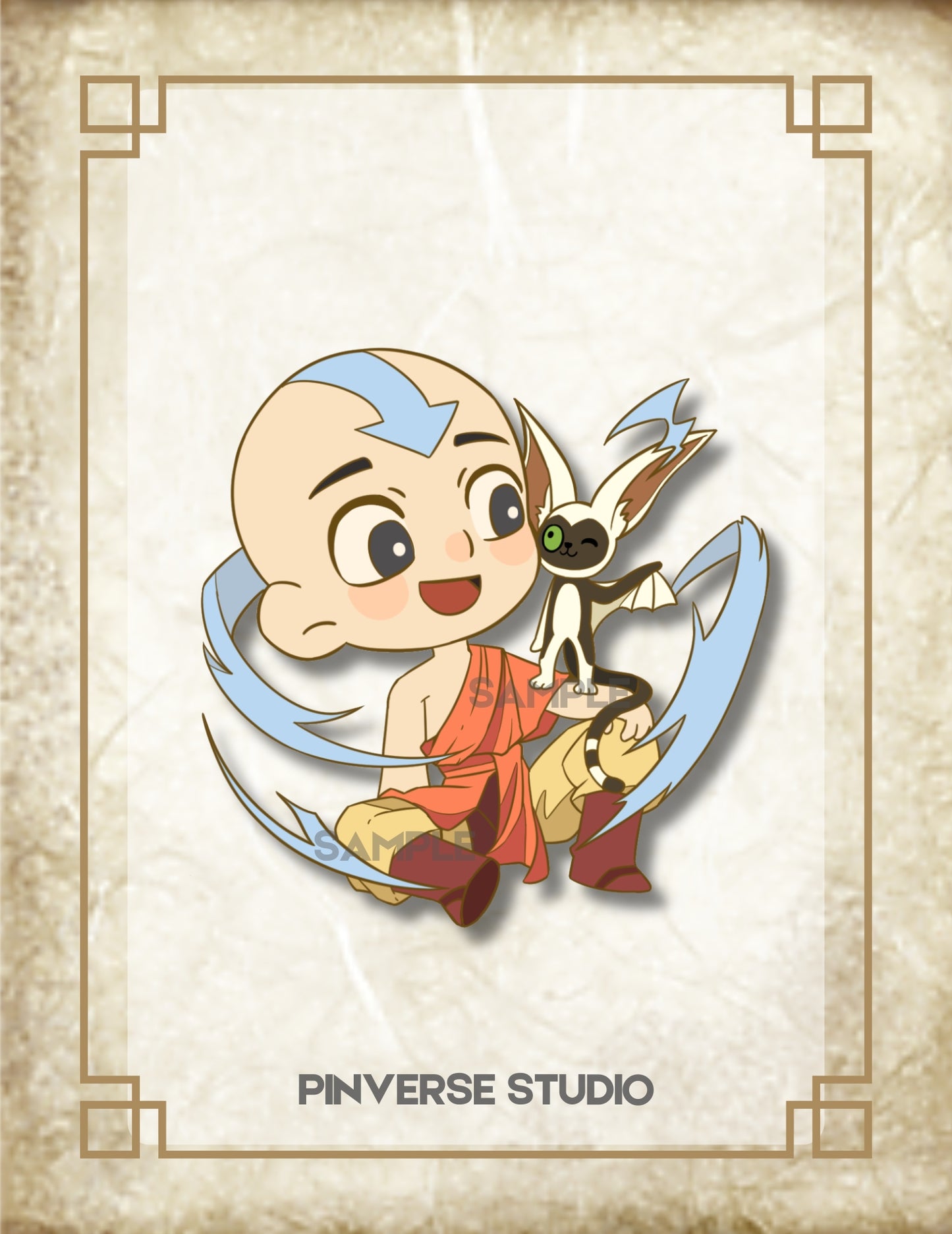 Pre-order｜Atla Chibi Enamel Pin