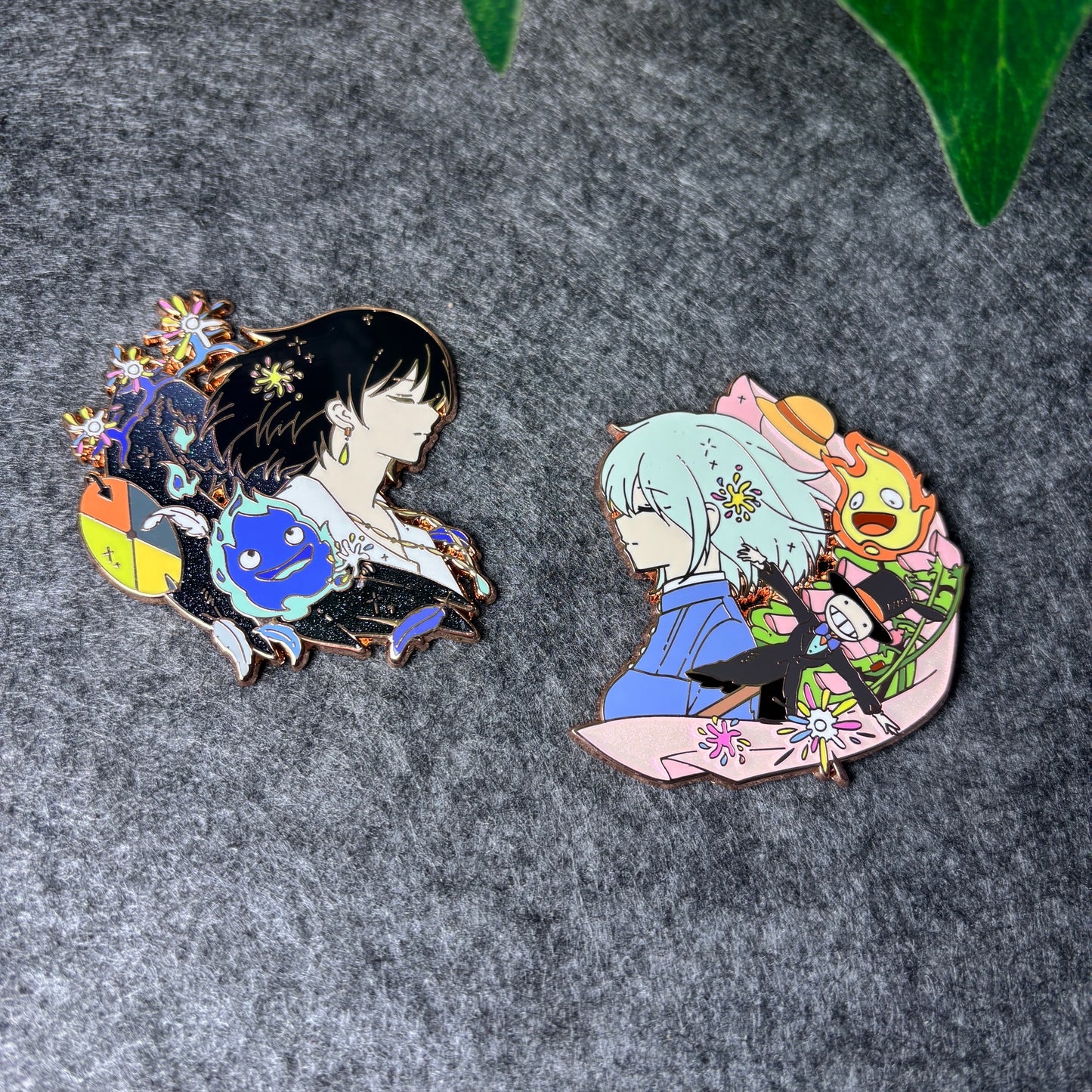 Howl & Sophie Enamel Pins