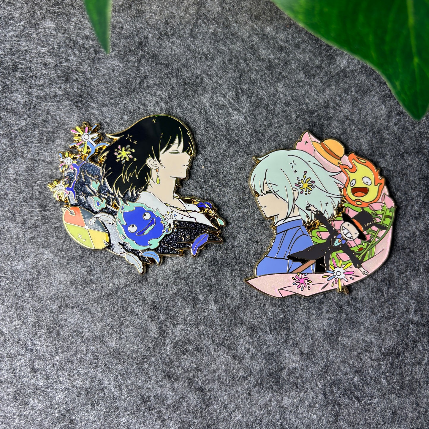 Howl & Sophie Enamel Pins