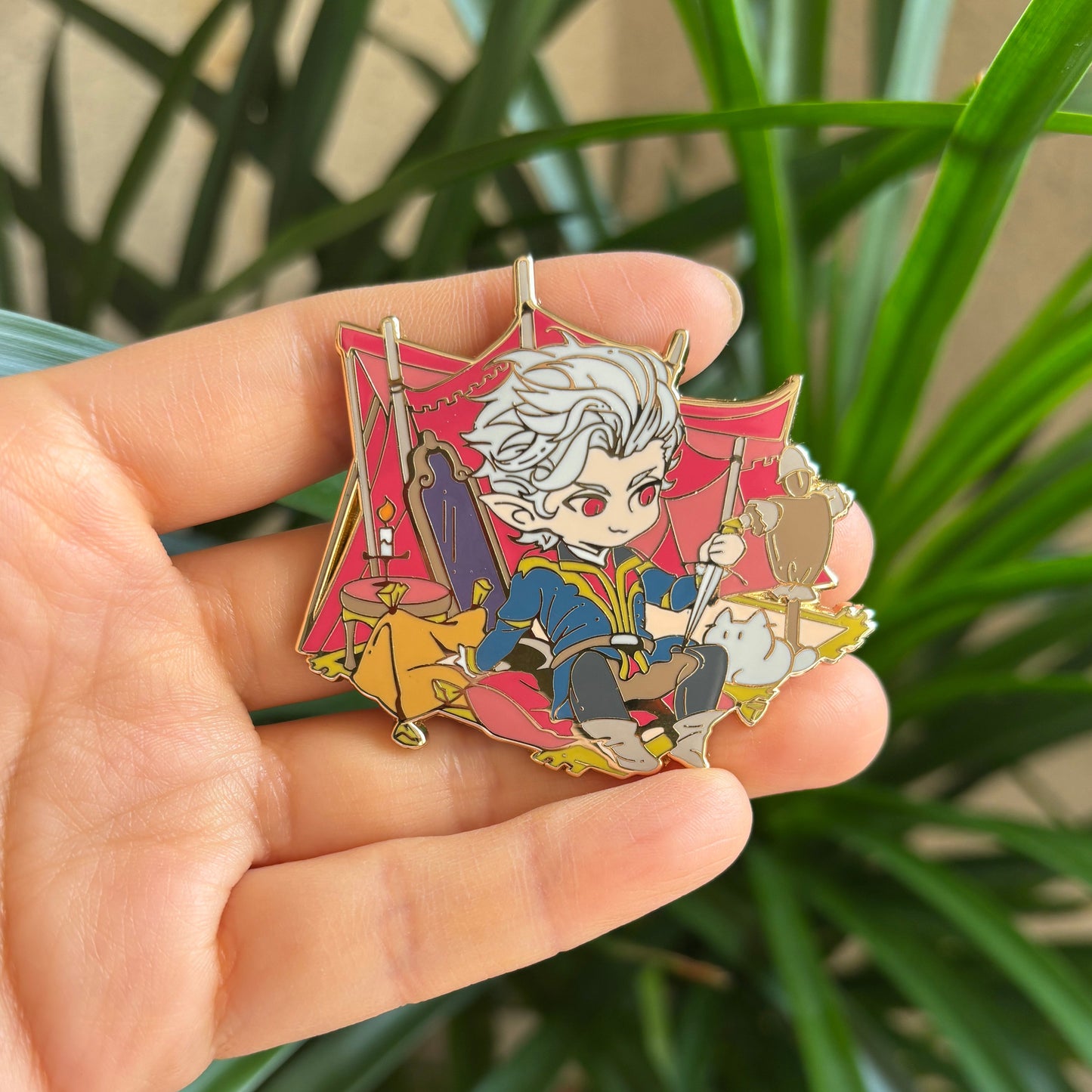 BG3 Astarion Chibi Enamel Pin