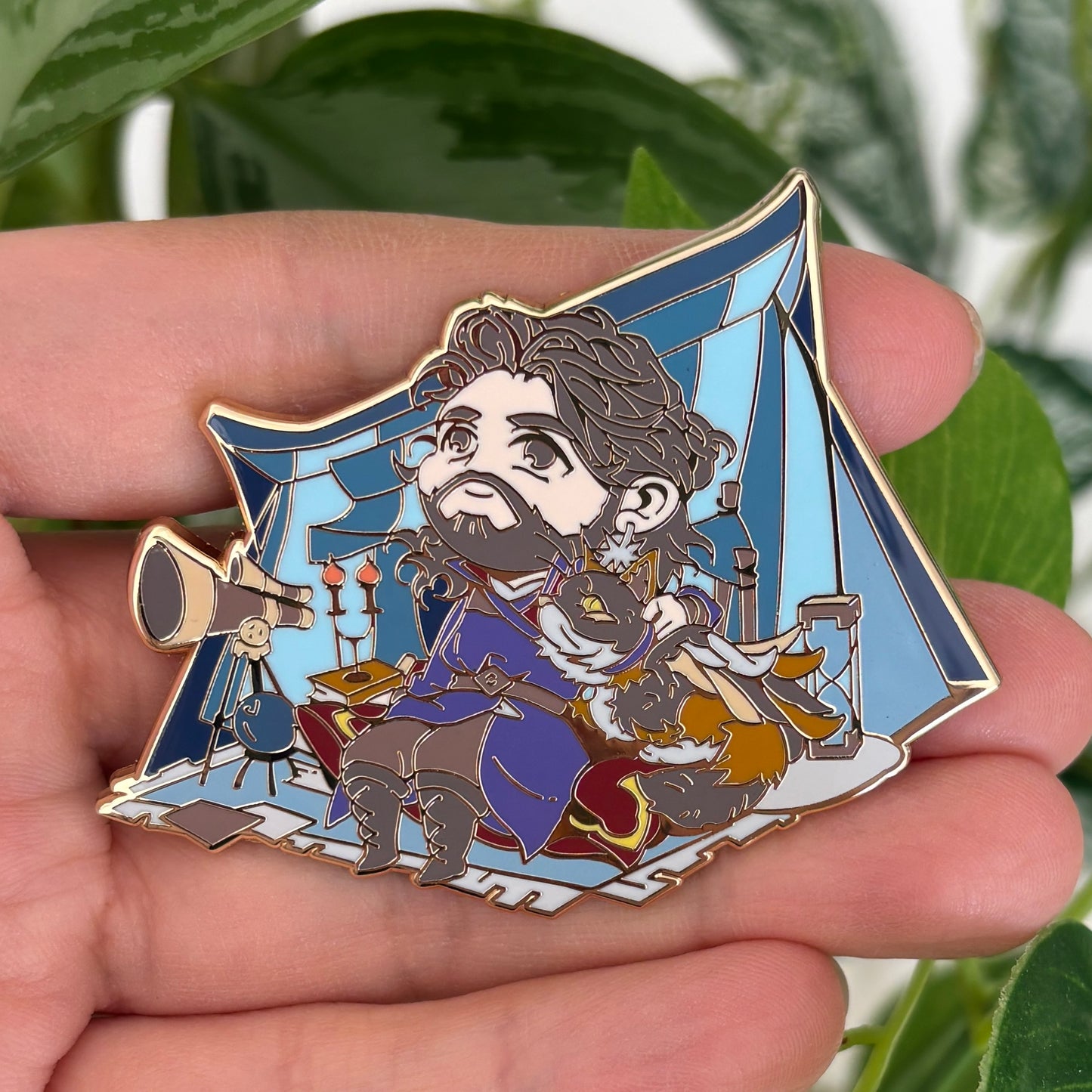 BG3 Gale Chibi Enamel Pin