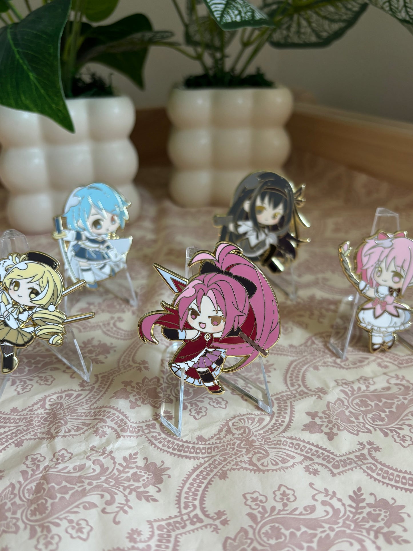 Madoka Magica Chibi Enamel Pin