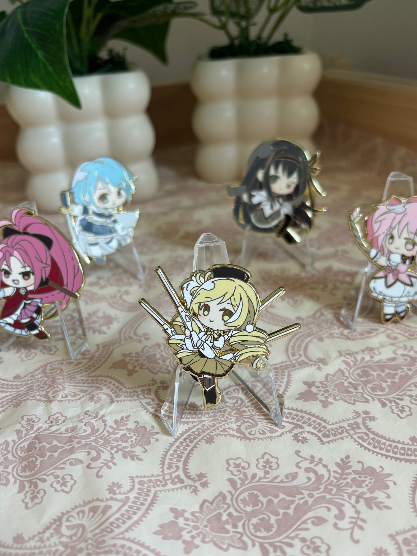 Madoka Magica Chibi Enamel Pin