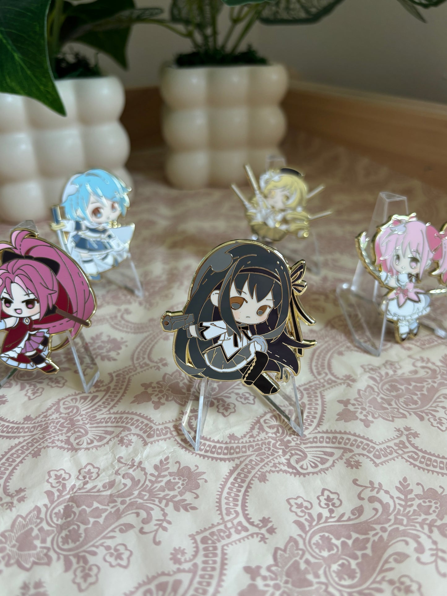 Madoka Magica Chibi Enamel Pin