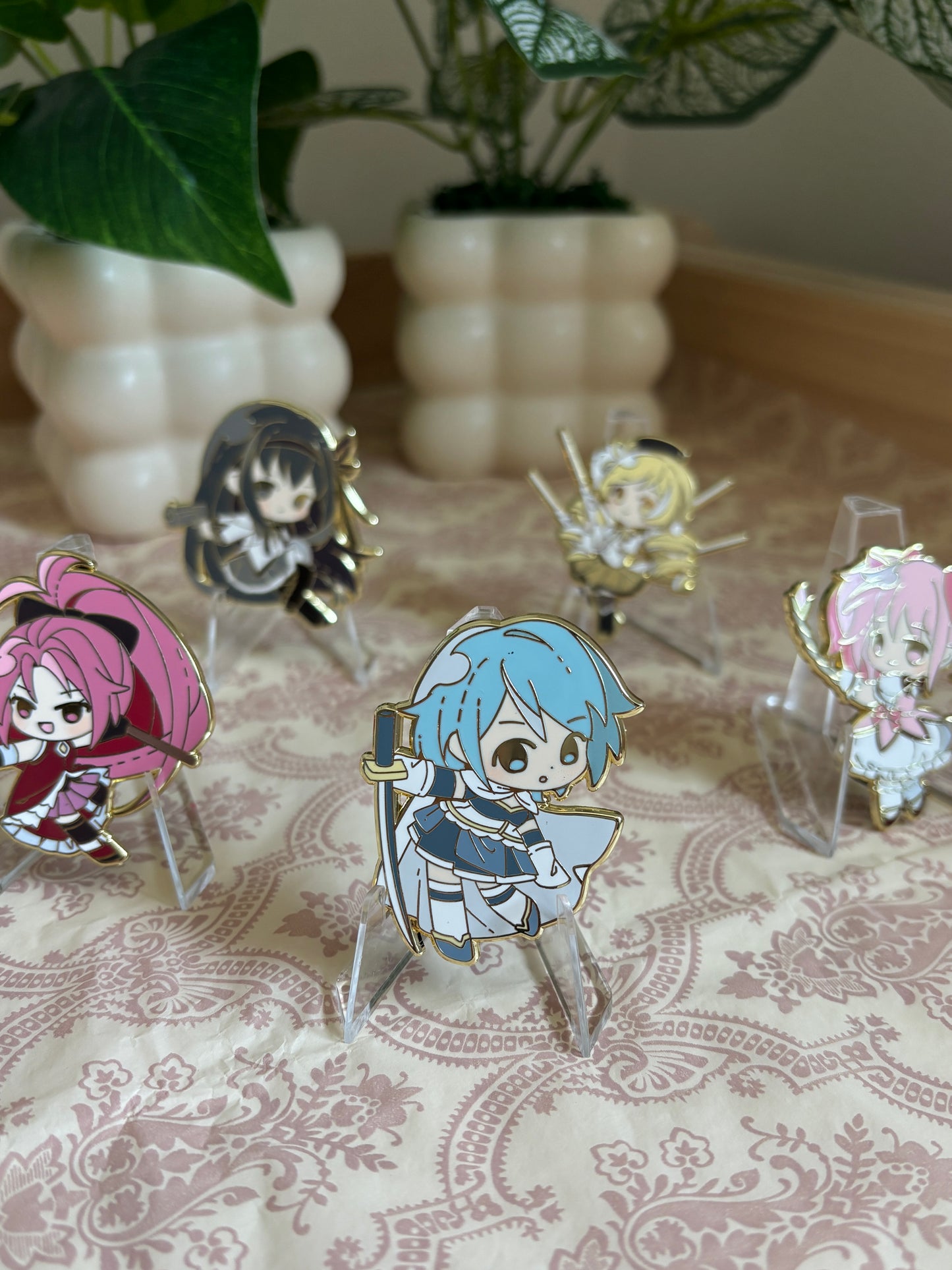 Madoka Magica Chibi Enamel Pin