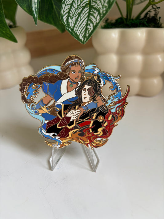 Zutara Enamel Pin