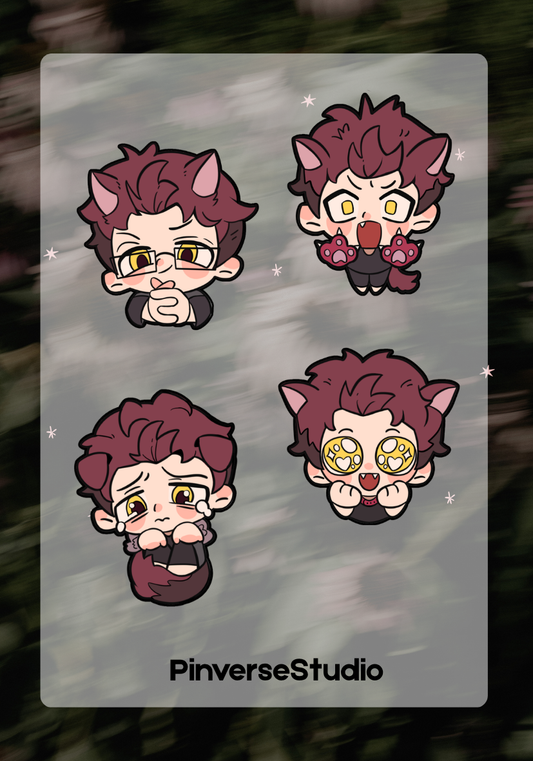 Pre-order｜Valko cute expression chibi enamel pins