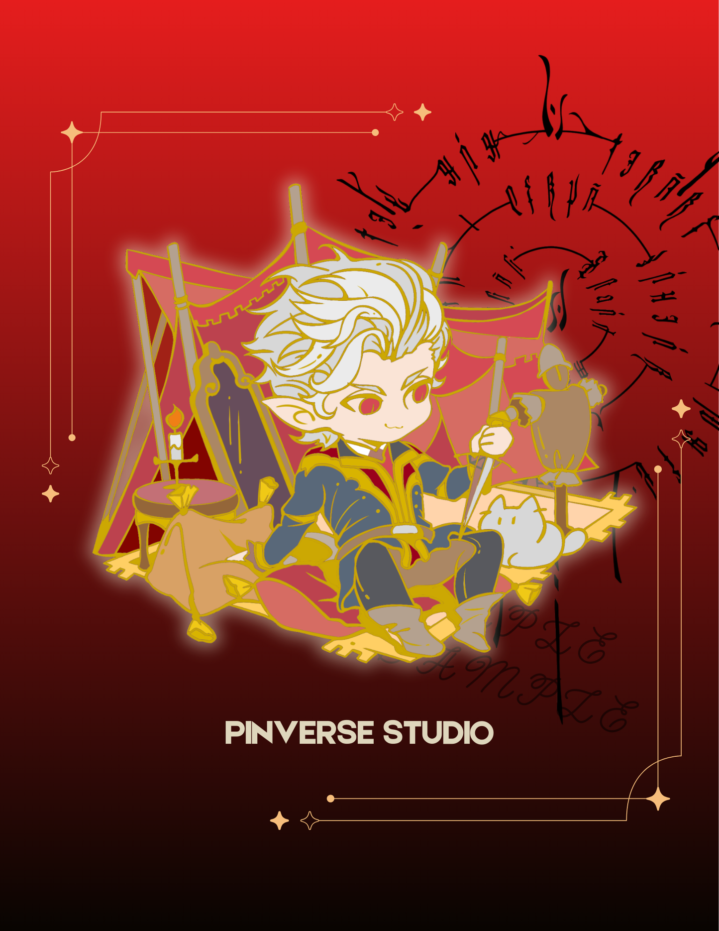 BG3 Astarion Chibi Enamel Pin | Pre-order