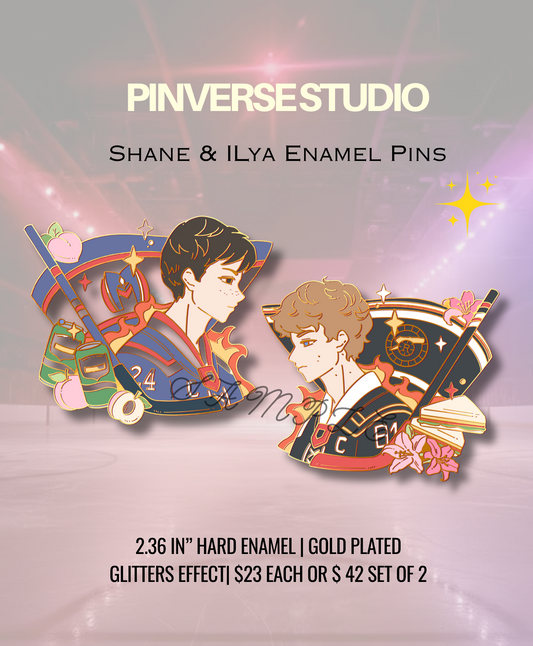 HR Shane&Ilya Enamel Pin | Pre-order