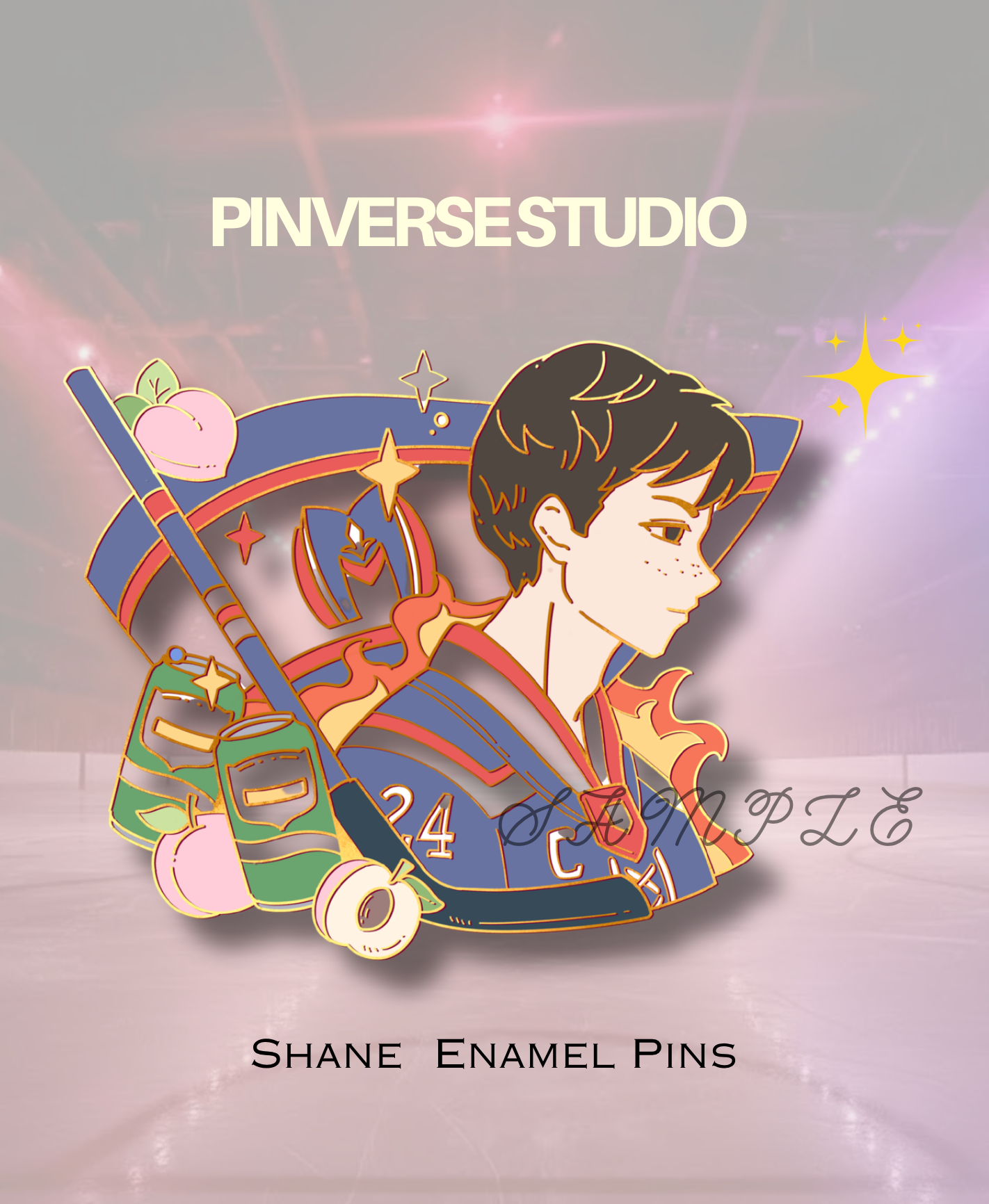 HR Shane&Ilya Enamel Pin | Pre-order