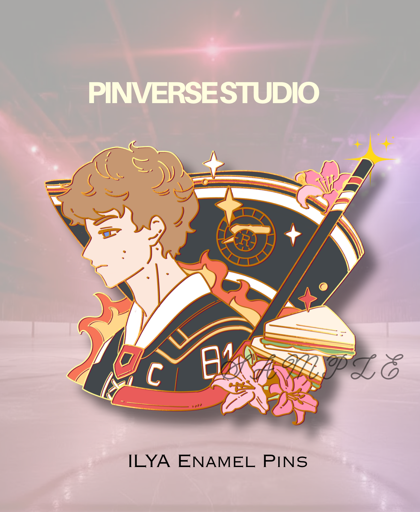 HR Shane&Ilya Enamel Pin | Pre-order
