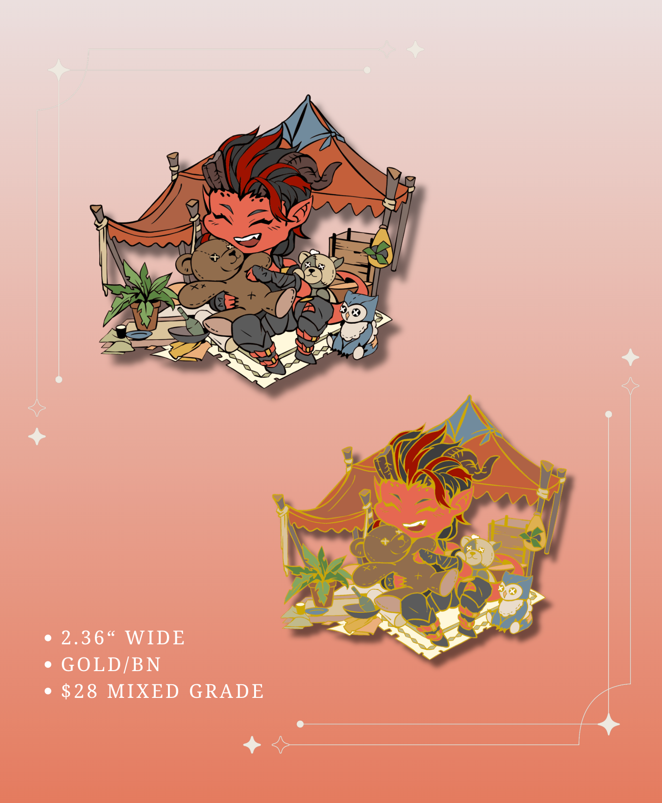 BG3 karlach Chibi Enamel Pin | Pre-order