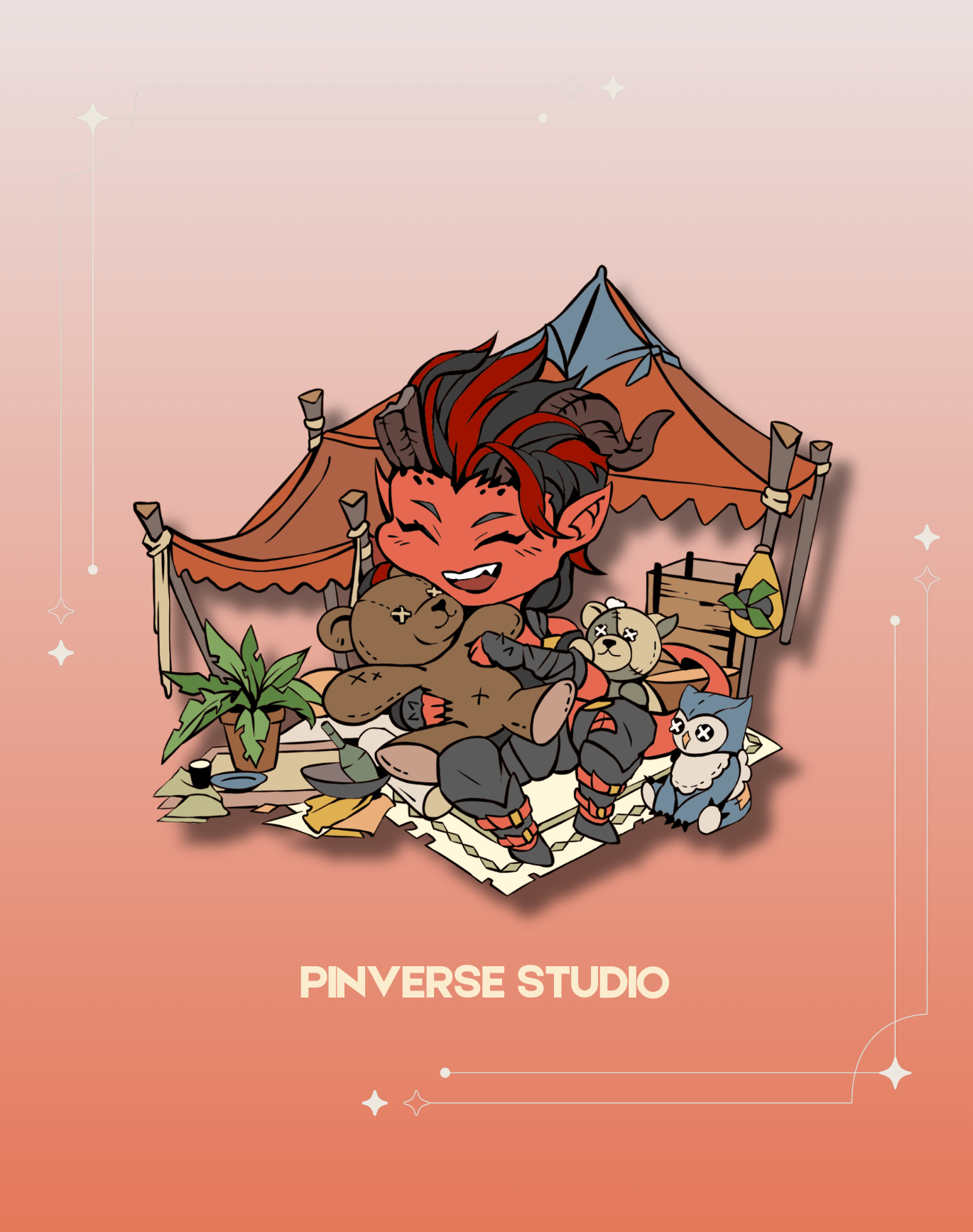 BG3 karlach Chibi Enamel Pin | Pre-order