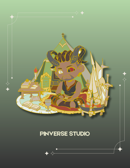 BG3 wyll Chibi Enamel Pin | Pre-order