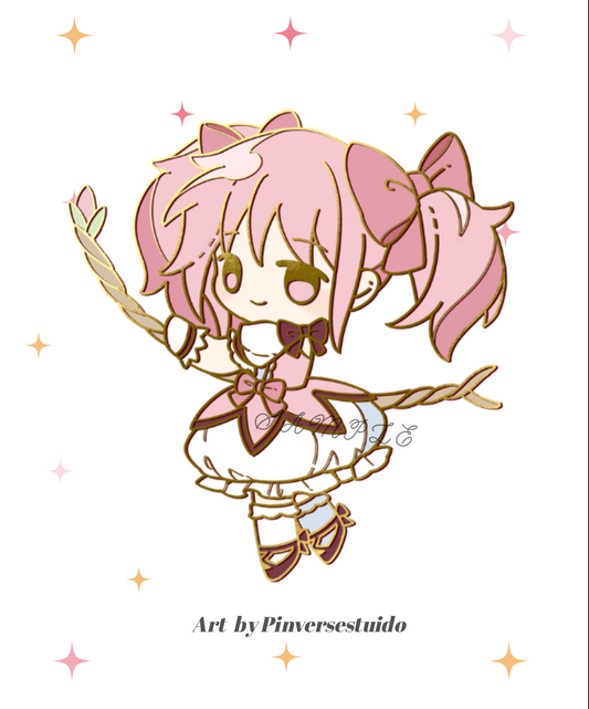 Pre-order｜Madoka Magica Chibi Enamel Pin