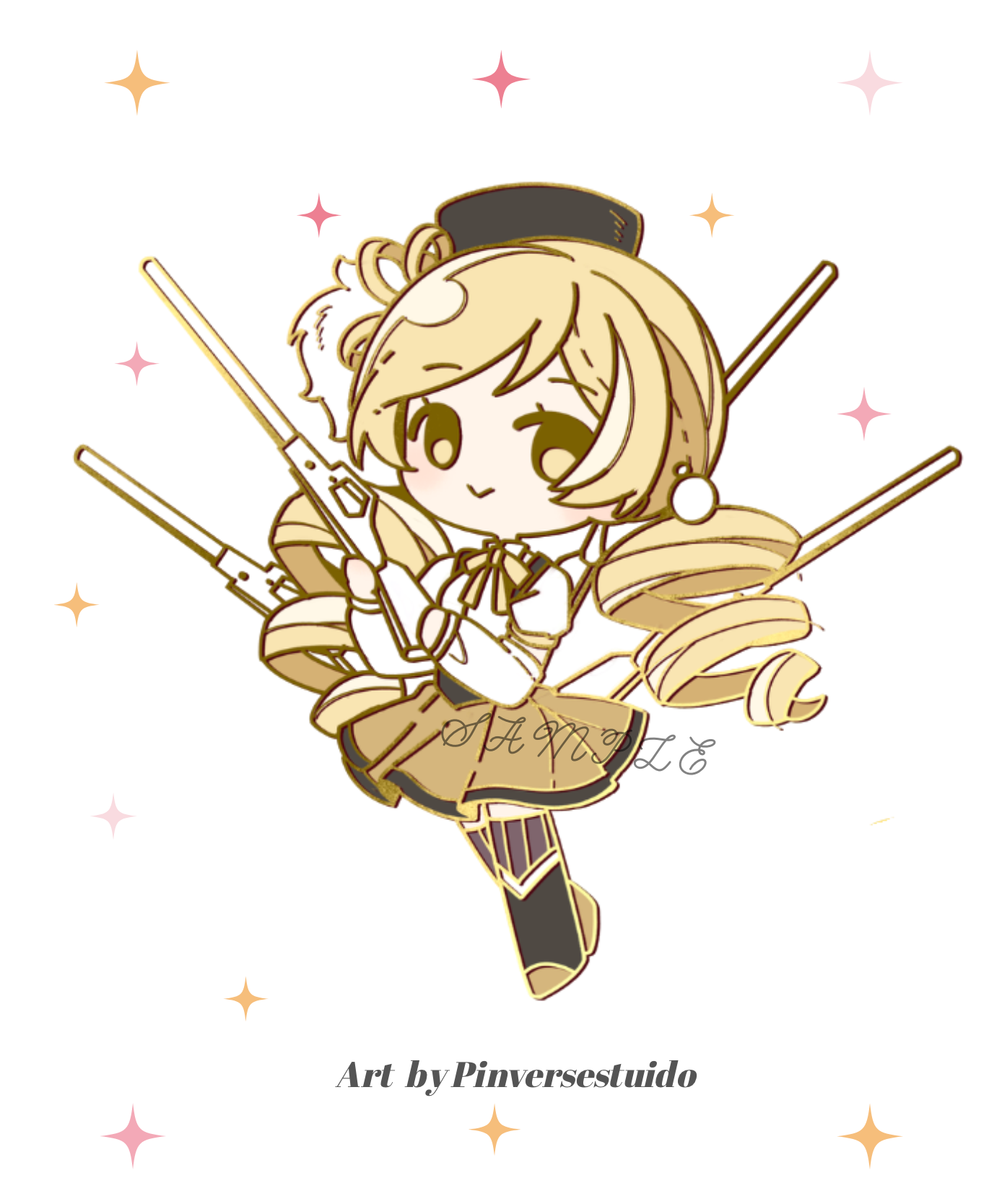 Pre-order｜Madoka Magica Chibi Enamel Pin
