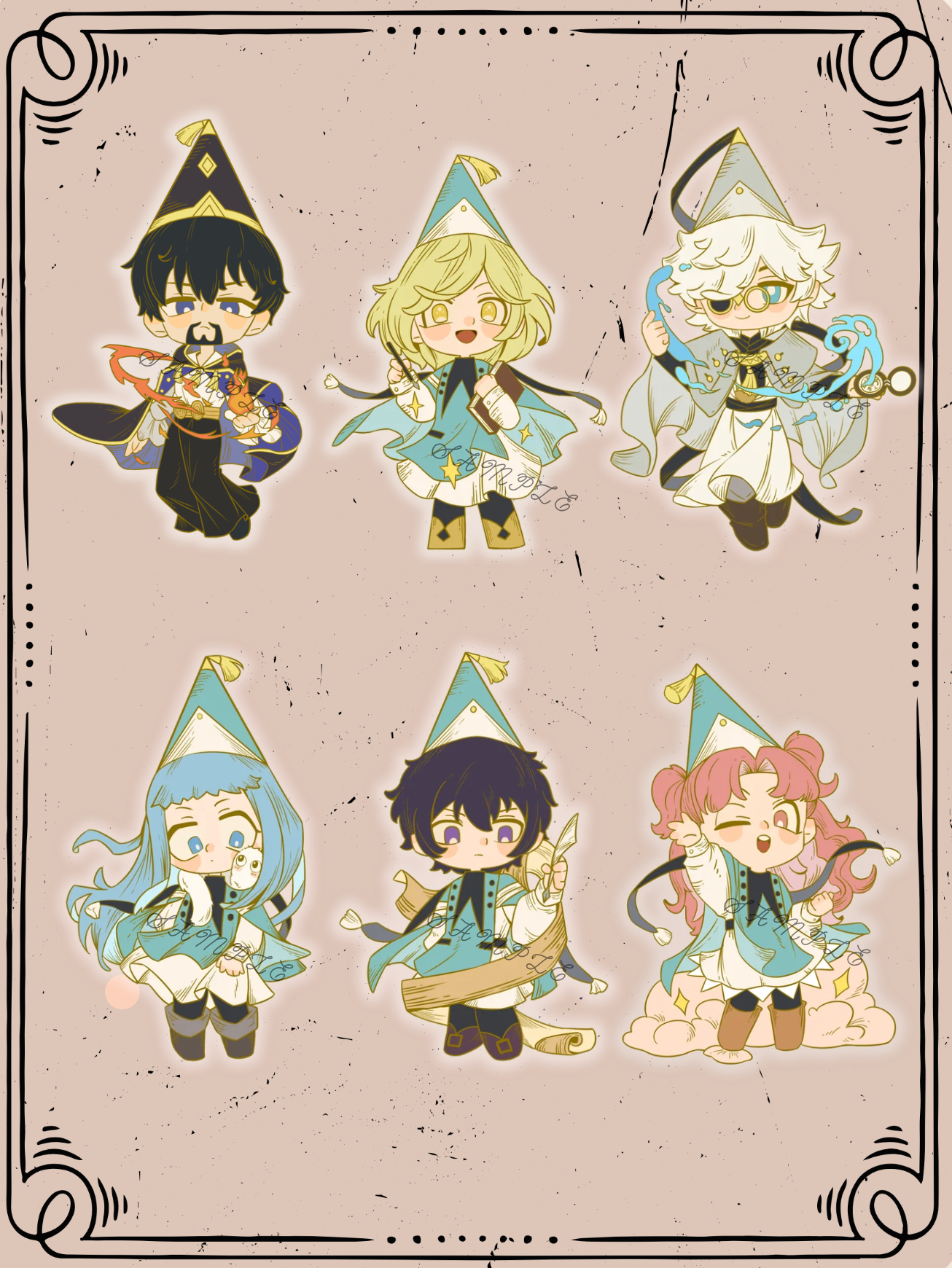 Pre-order｜WHA Chibi Enamel Pin