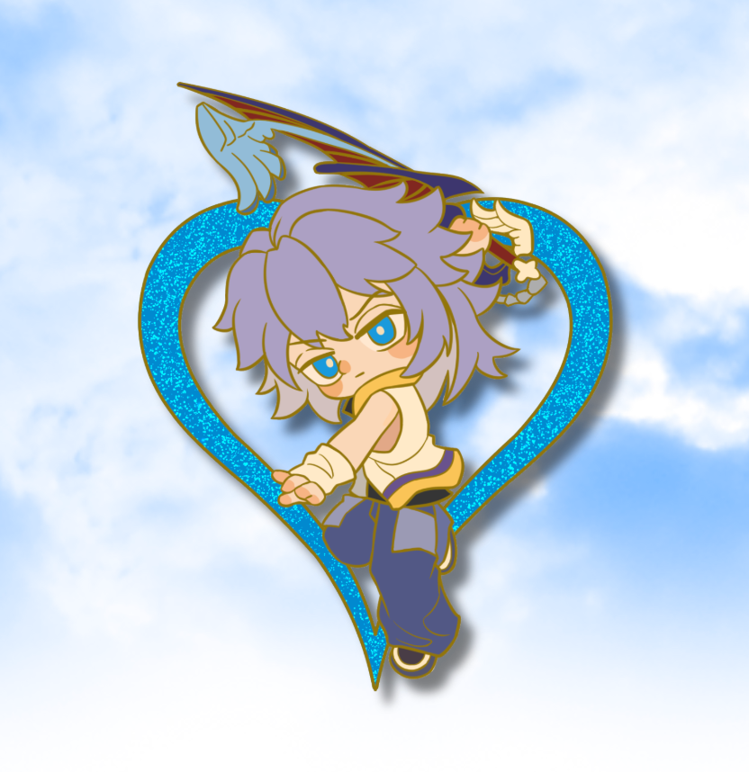 Pre-order | KH Sora Kairi Riku Enamel Pin