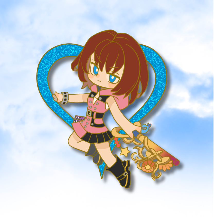 Pre-order | KH Sora Kairi Riku Enamel Pin