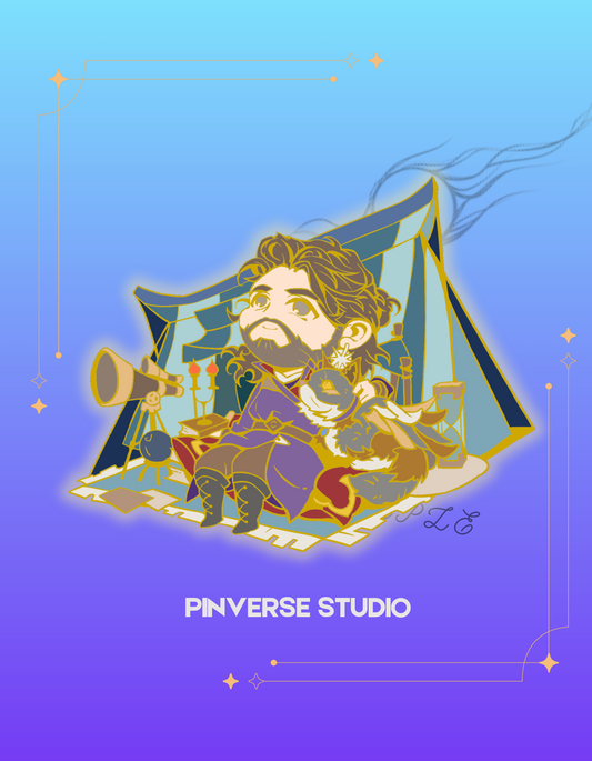 BG3 Gale Chibi Enamel Pin | Pre-order