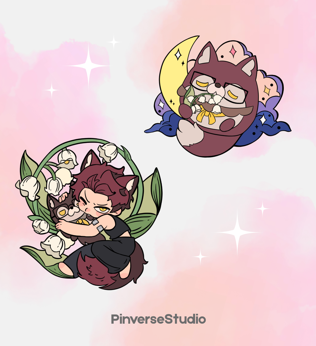 Preorder | LADS Valko chibi enamel pin
