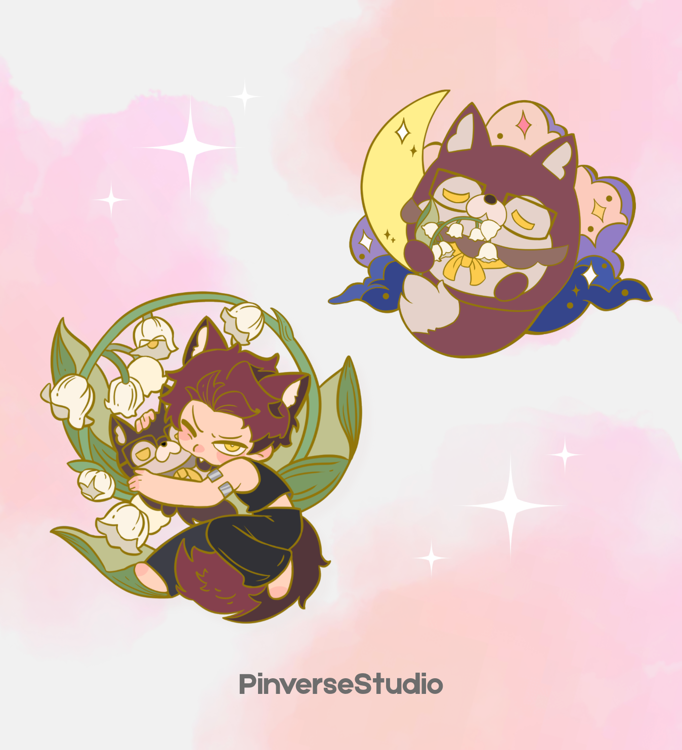 Preorder | LADS Valko chibi enamel pin
