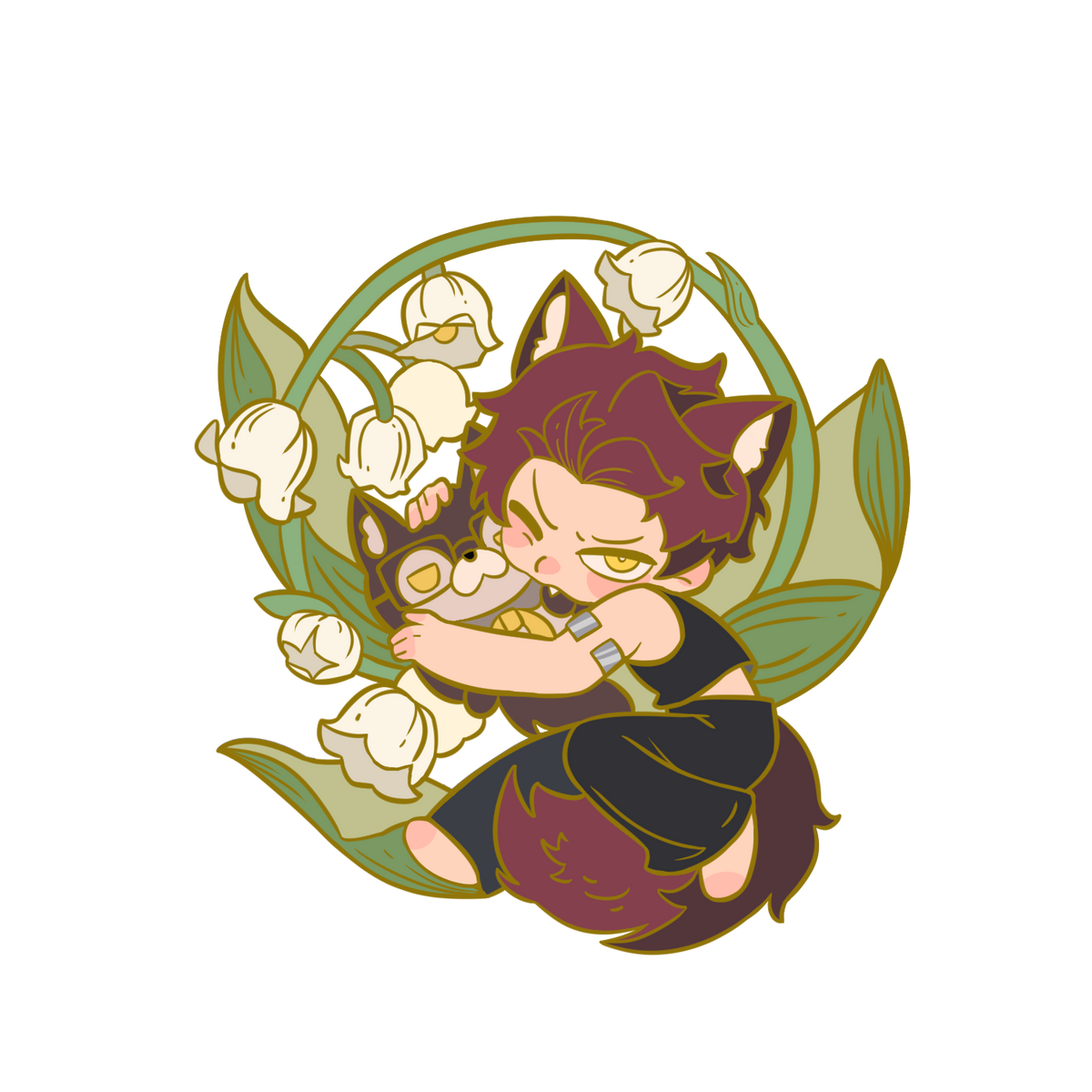 Preorder | LADS Valko chibi enamel pin