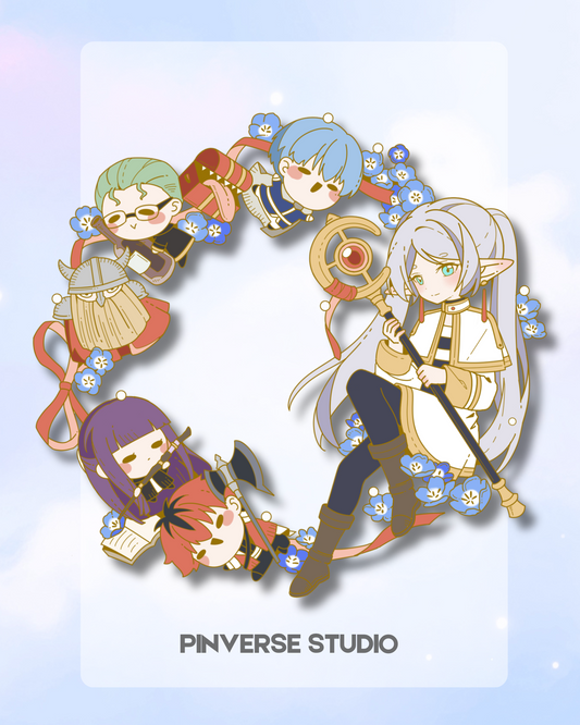 Frieren Circle Enamel Pin | Pre-order